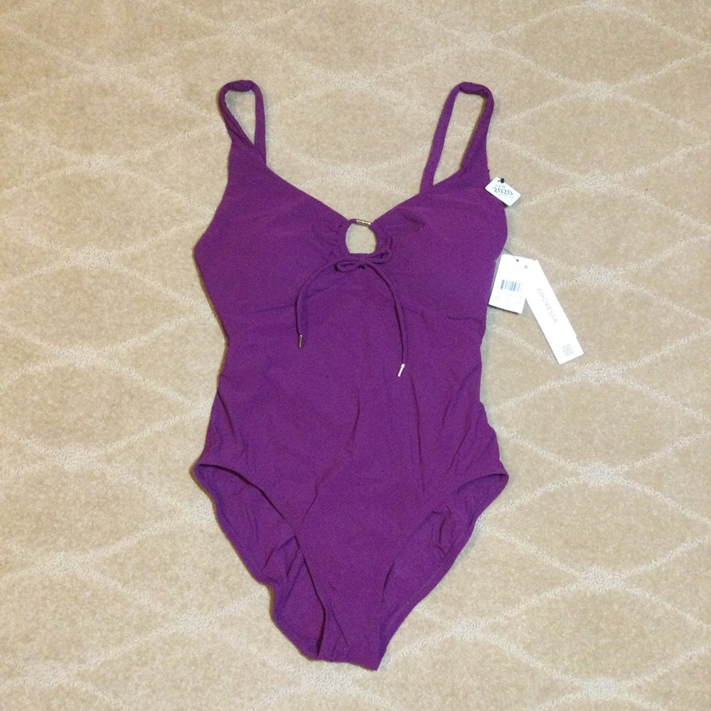 Amoressa NWT Glimmer One-Piece Swimsuit, 6 - Picture 2 of 11